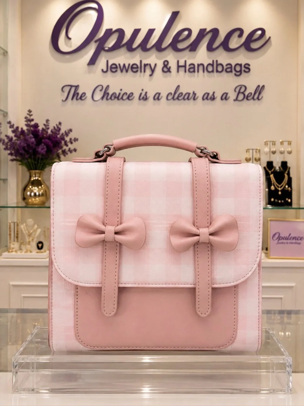 Check Bow Flap Backpack